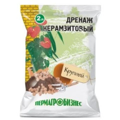 Дренаж керамзитовый КРУПНЫЙ фракция (10-20мм) 2л (ПАБ)*10/420
