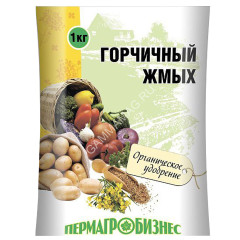 Горчичный жмых 1кг (Пермагробизнес) *10/540