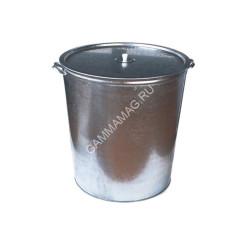 Бак металл. оцинков. 80л с крышкой 575х480х545мм *1/3